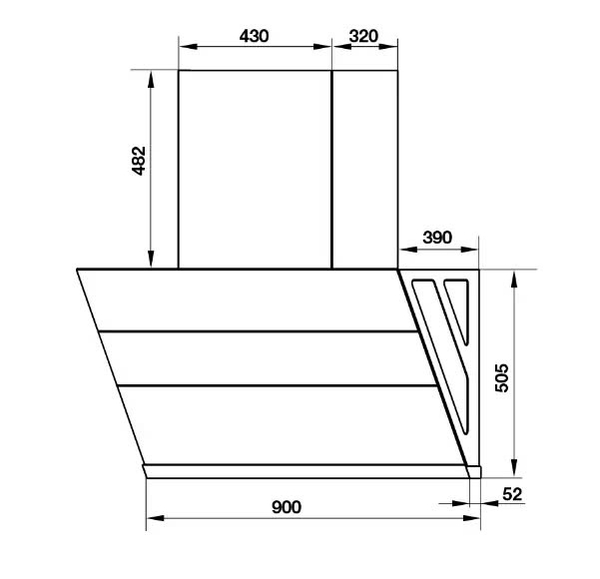 Máy hút mùi Hafele HC-H902WC 538.81.742