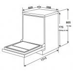 MÁY RỬA CHÉN KAFF KF-BHMI775YS