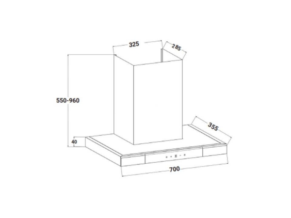 MÁY HÚT MÙI FANDI ECPR70