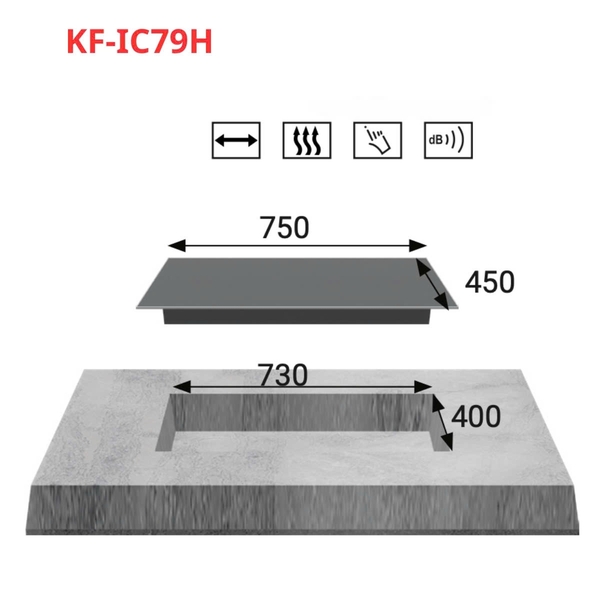 Bếp Điện Từ KAFF KF-IC79H