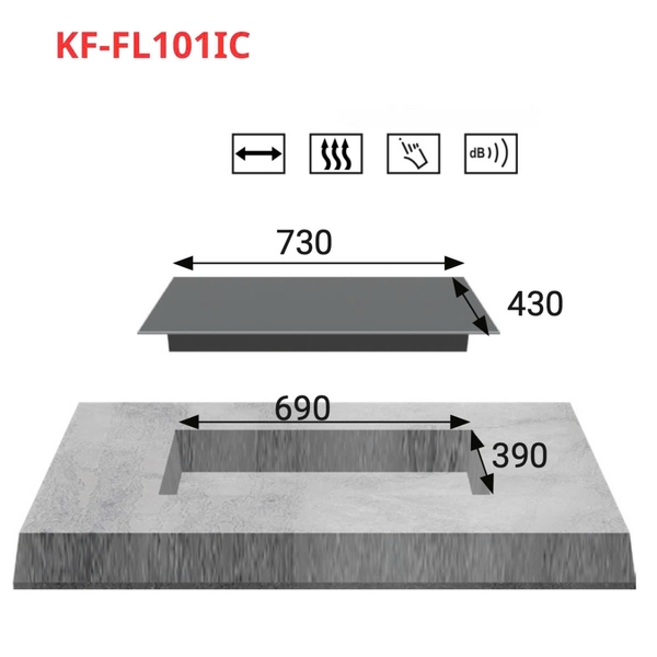 Bếp điện từ KAFF KF-FL101IC
