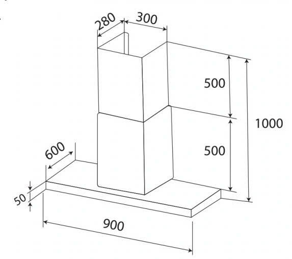 Máy hút mùi KAFF KF-IS991GH