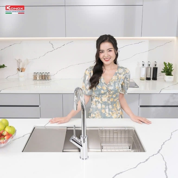 Chậu rửa bát Konox KN8646DU Dekor