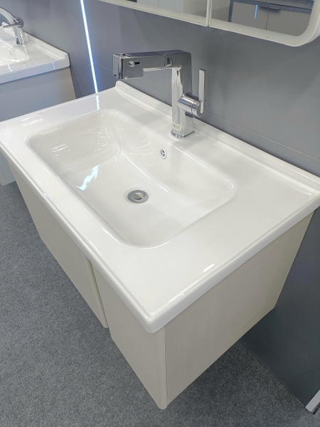 Bộ tủ chậu lavabo, tủ gương phòng tắm TC 010-80