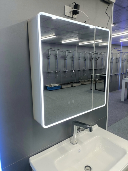 Bộ tủ chậu lavabo, tủ gương phòng tắm TC 010-80