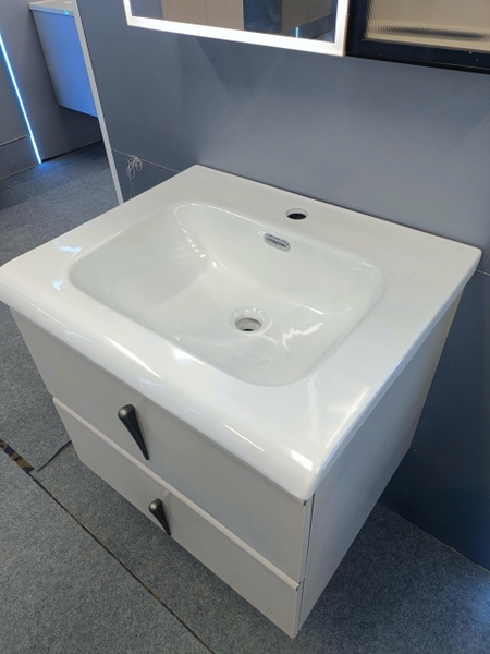 Bộ tủ chậu lavabo, tủ gương phòng tắm TC 001-60