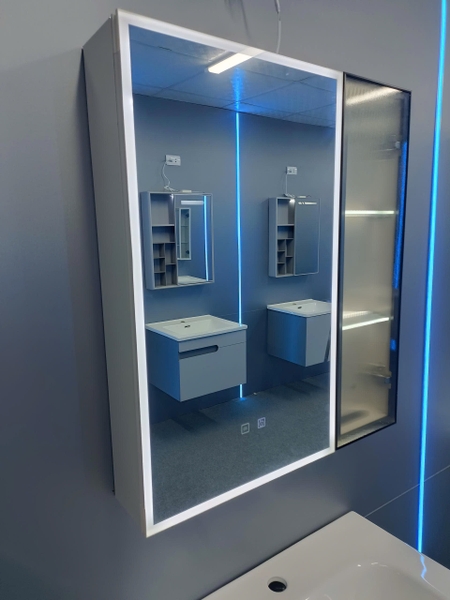 Bộ tủ chậu lavabo, tủ gương phòng tắm TC 001-60