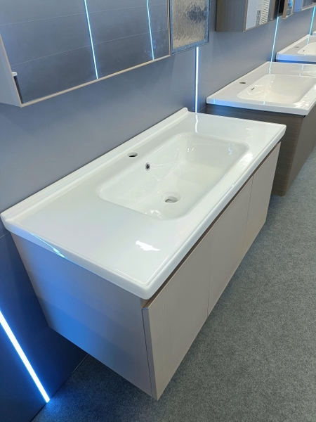 Bộ tủ chậu lavabo, tủ gương phòng tắm TC 029-100