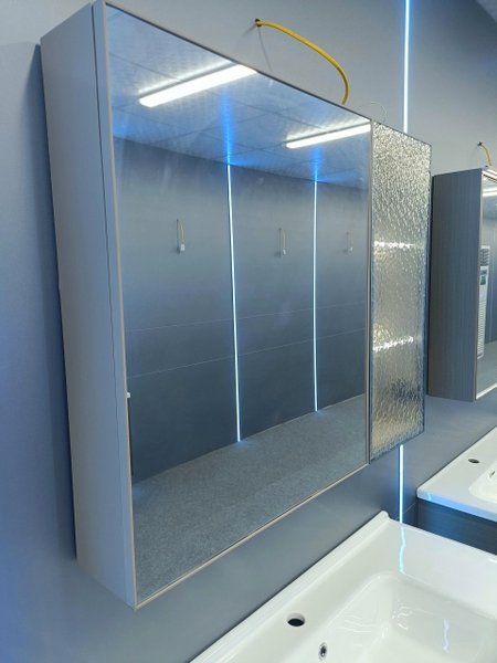 Bộ tủ chậu lavabo, tủ gương phòng tắm TC 029-100