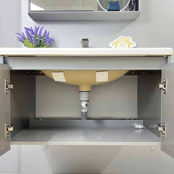 Bộ tủ chậu lavabo, tủ gương phòng tắm TC 013 - 01