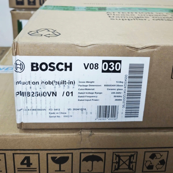 Bếp từ đôi Bosch PPI82560MS Serie 8