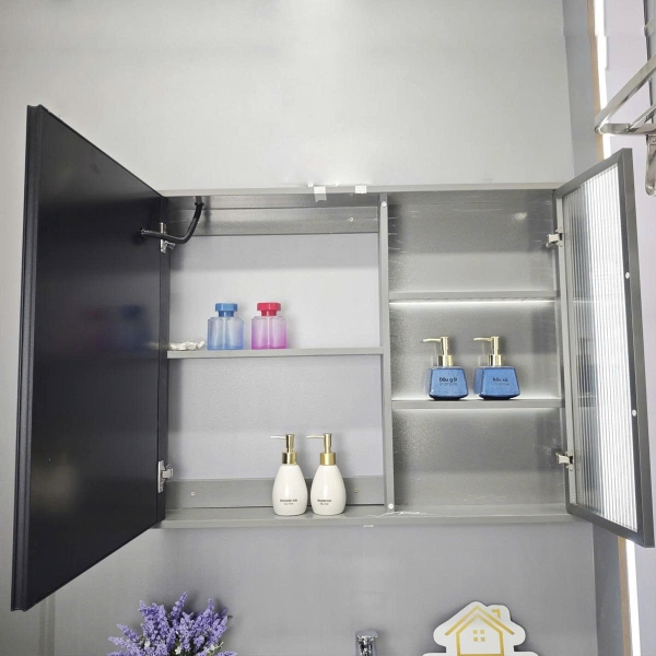 Bộ tủ chậu lavabo, tủ gương phòng tắm YS 702