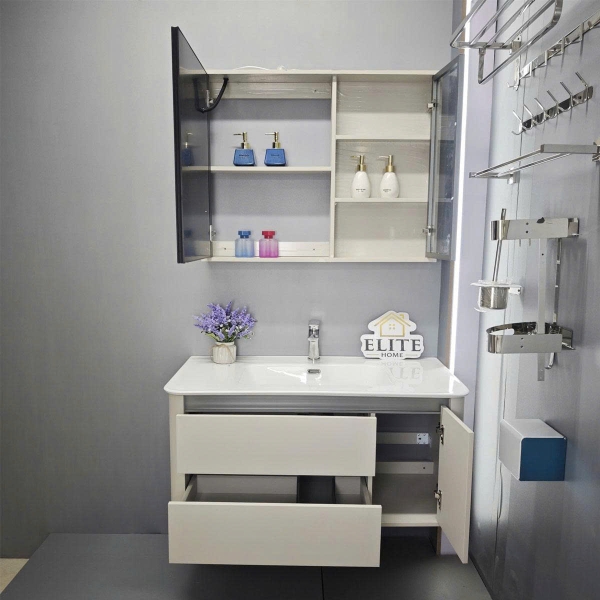 Bộ tủ chậu lavabo, tủ gương phòng tắm YS 701