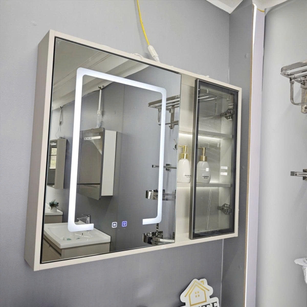 Bộ tủ chậu lavabo, tủ gương phòng tắm YS 701