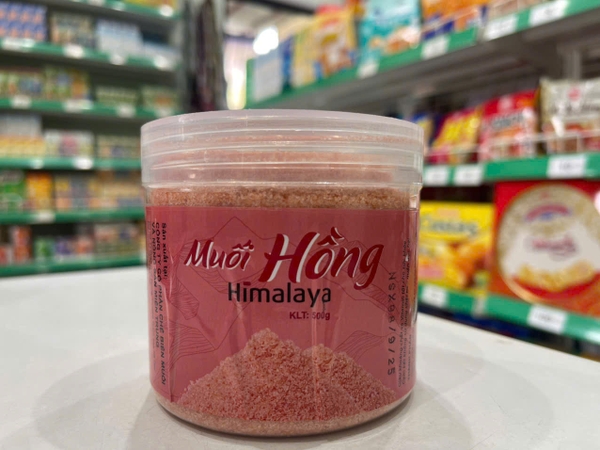 Muối hồng Hymalaya, hộp 500g
