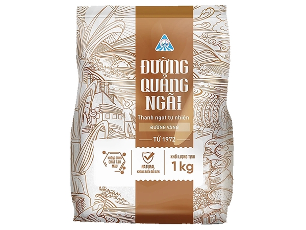 Đường vàng Quảng Ngãi gói 1kg
