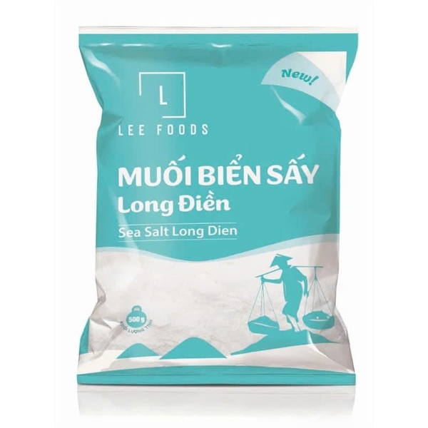 Muối biển sấy long điền, gói 1kg