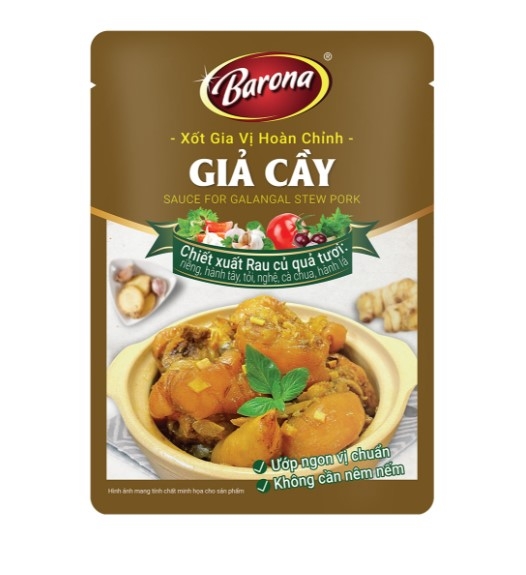Gia vị giả cầy Barona, gói 500g