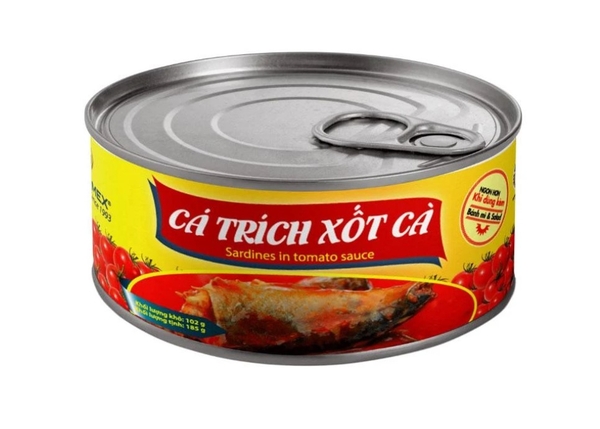 Cá trích sốt cà Seaspimex, lon 185g
