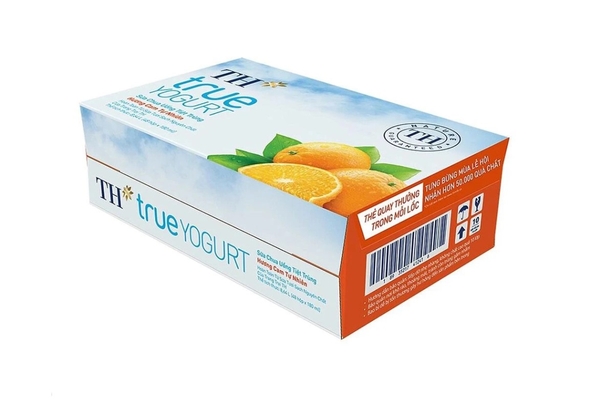Sữa chua uống TH True Yougurt hương Cam, 180ml