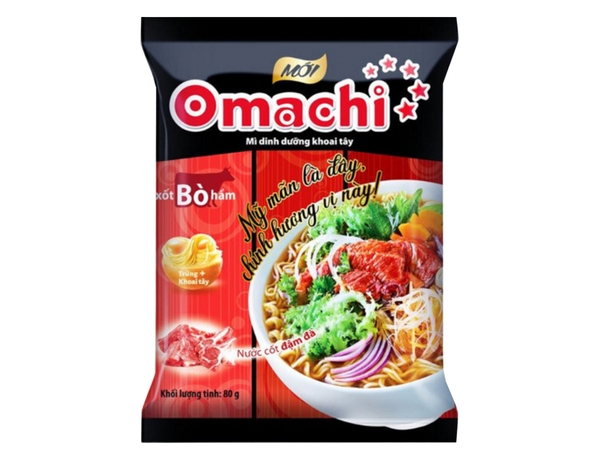Mì khoai tây Omachi xốt bò hầm 80g