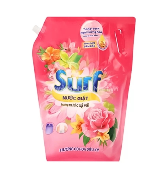 Nước giặt Surf hương sương cỏ hoa diệu kỳ, túi 3,6kg