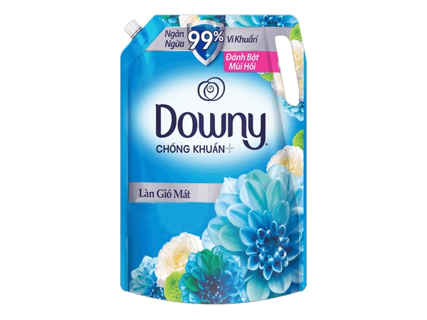 Nước xả vải Downy làn gió mát, túi 1.6L