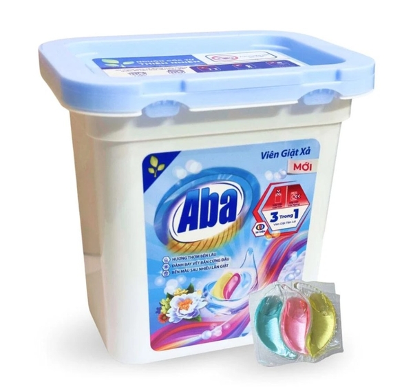 Viên giặt xả Aba 3 trong 1 – 380g – 20 viên