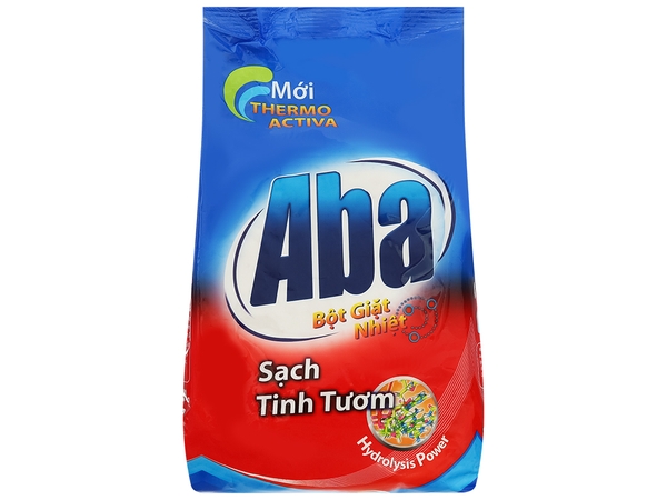 Bột giặt nhiệt Aba sạch tinh tươm, túi 770g