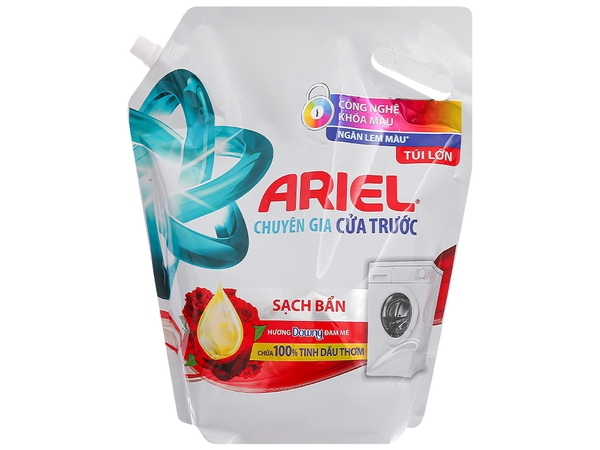 Nước giặt Ariel chuyên gia cửa trước hương Downy đam mê, túi 3.05kg