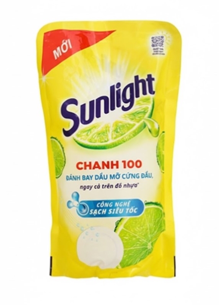 Nước rửa chén Sunlight Chanh 100, túi 750g