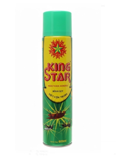 Bình xịt côn trùng King Star hương chanh 600ml