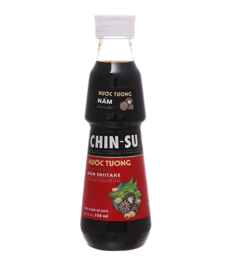 Nước tương Chinsu nấm Shiitake chai 330ml