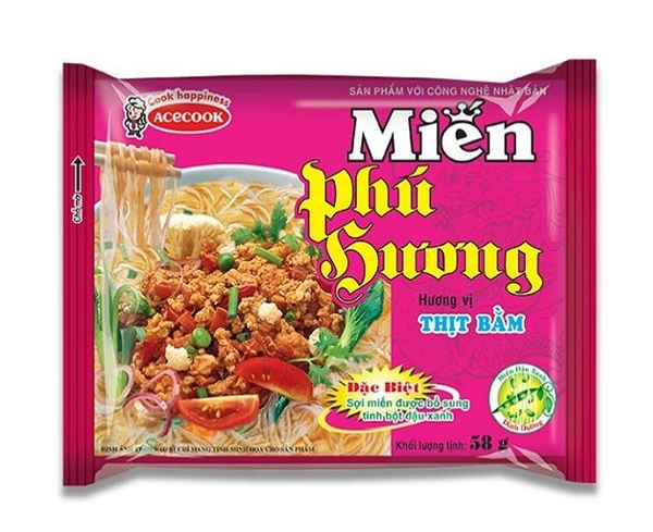 Miến Phú Hương thịt bằm, gói 60g