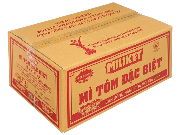 Lốc 10 gói mì Miliket 75g