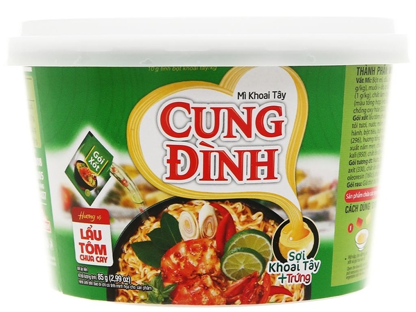 Mì Cung Đình lẫu tôm chua cay (thố) 77g