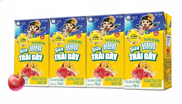 Sữa trái cây Kun hương trái cây nhiệt đới, 110ml