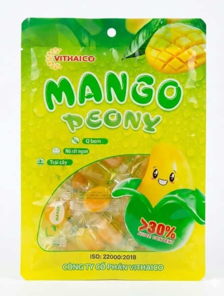 Kẹo dẻo Mango Peony Việt Thái, gói 270g