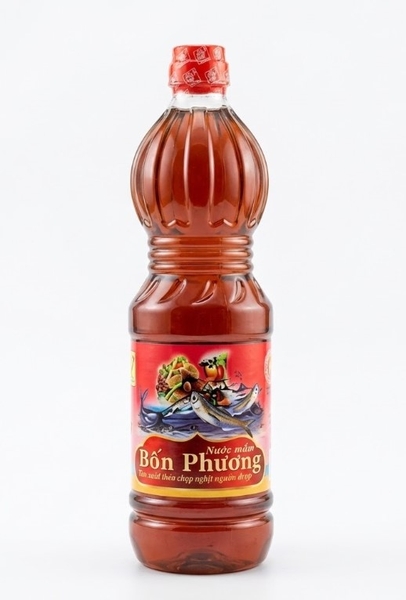 Nước mắm Bốn Phương, chai 1 Lit