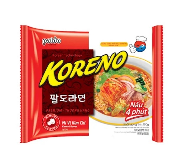 Mì Koreno vị kim chi gói 100g