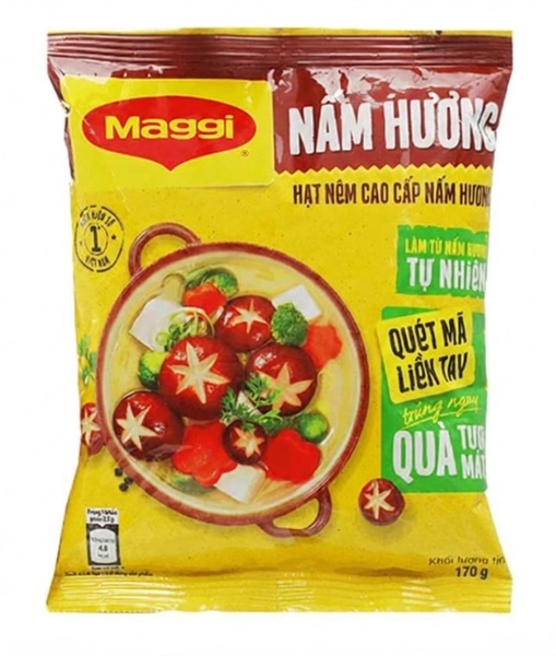 Hạt nêm cao cấp Maggi nấm hương, gói 170g