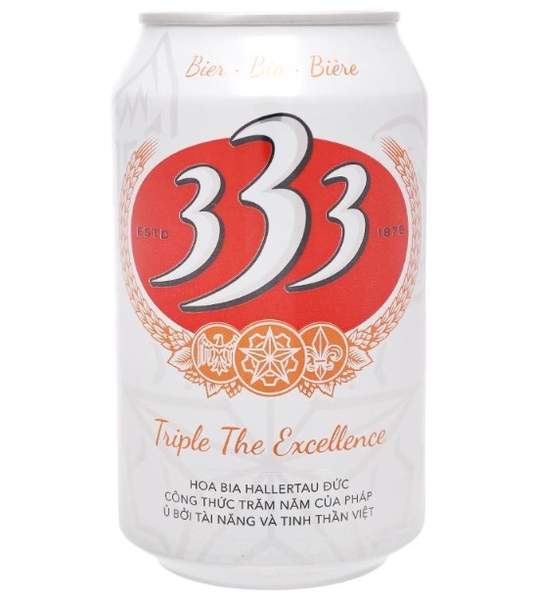 Thùng 24 lon Bia Sài Gòn 333