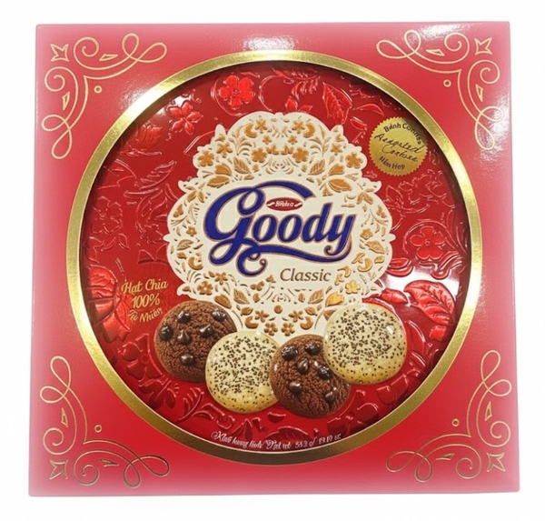 Bánh Cookies Brownie Goody, hộp 542g