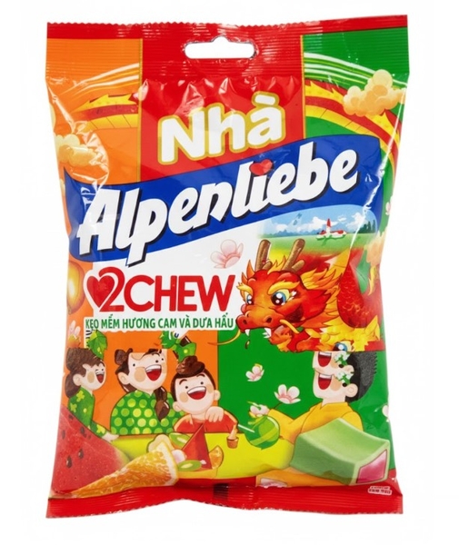 Kẹo mềm Alpenliebe hương Cam và Dưa hấu, 220,5g