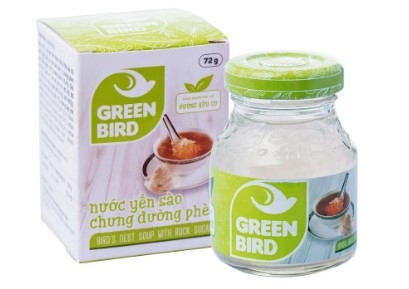 Green Bird - nước yến sào chưng đường phèn, lốc 5 hủ tặng 1