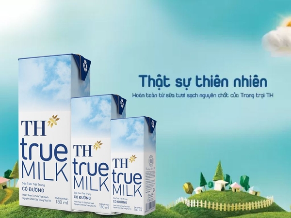 Sữa TH True Milk (có đường) 180ml