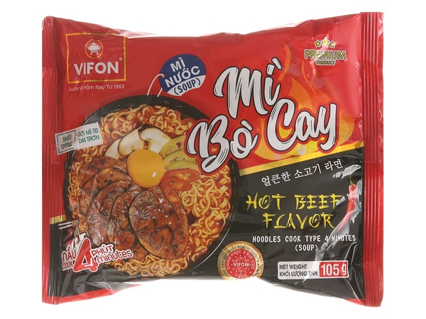 Mì bò cay Vifon, 105g