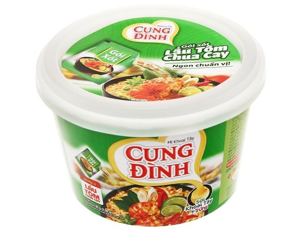 Mì Cung Đình lẫu tôm chua cay (thố) 77g