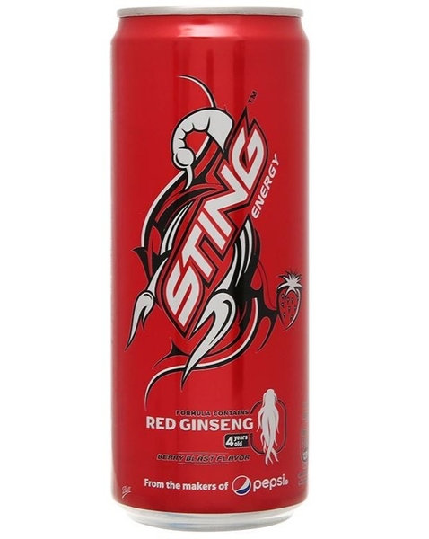 Nước ngọt Sting dâu, Lon 320ml