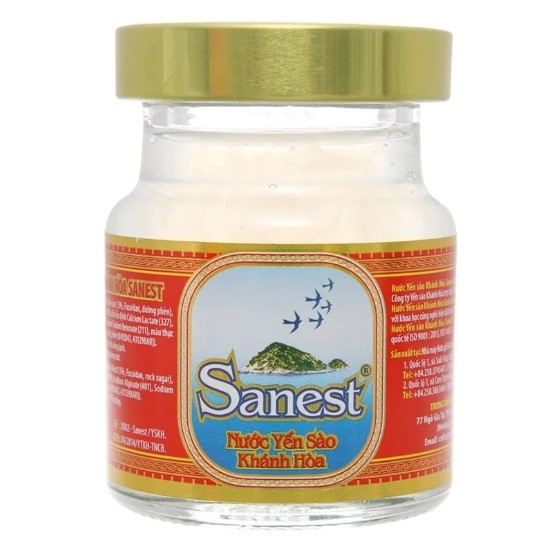 Yến Sanest không đường, hủ 70ml